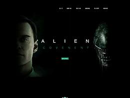 電影異形影視主題網(wǎng)站設(shè)計(jì)