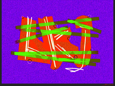 时尚设计一些杂乱过程