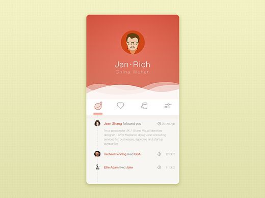 #Daily UI 05 #Personal profile