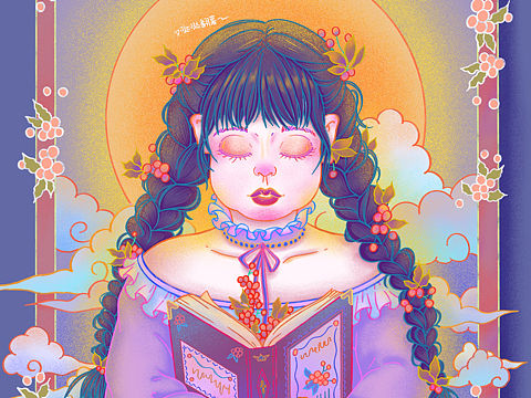 《画中人》插画