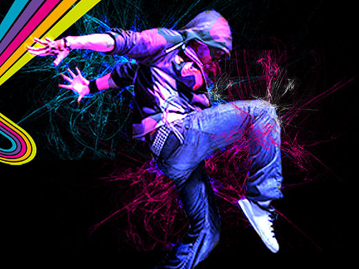 ps绘制特效 运动主题