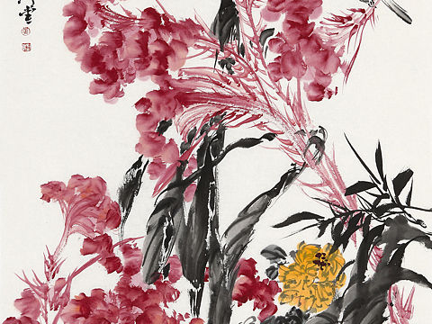 中国美术家协会会员崔树轩花鸟画作品欣赏