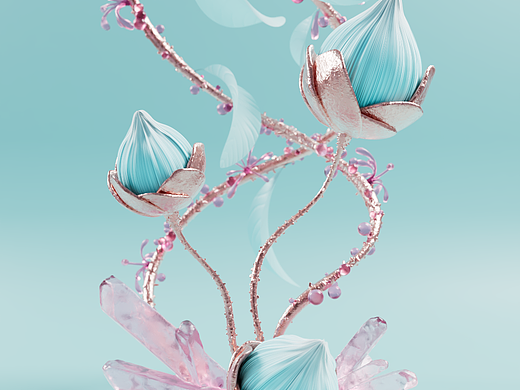 花和水晶（个人主页-ZNjEzNzA1MzY=） - 动画/影视 - 站酷设计师Z291609812原创素材 - 站酷ZCOOL