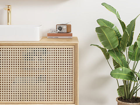 日式原木卫浴 产品设计表现