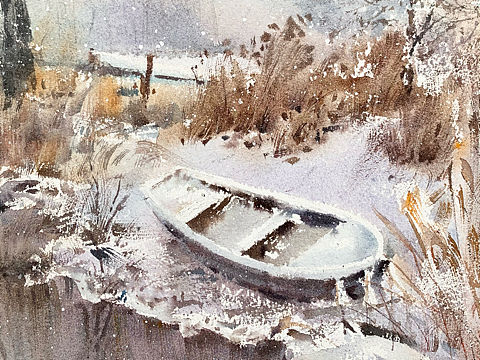 《雪中河》