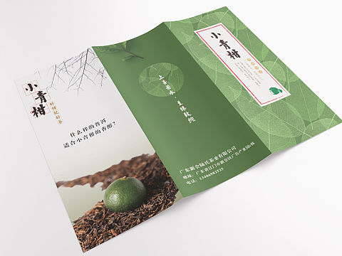 小青柑折页设计练习