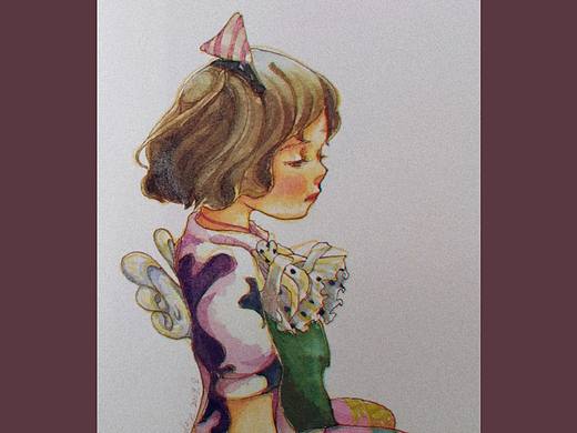 明信片系列水彩插画