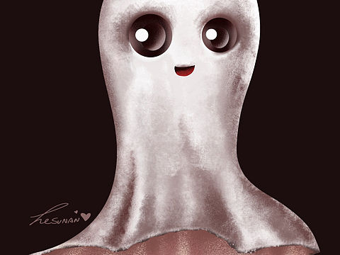 小幽灵插画👻