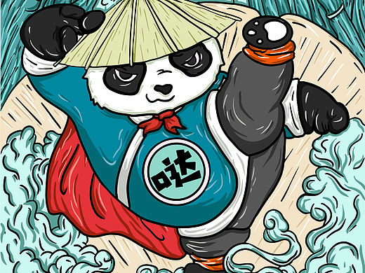 国潮插画临摹！！（个人主页-ZNDE1NTg2NzI=） - 创作习作 - 站酷设计师好貔原创素材 - 站酷ZCOOL