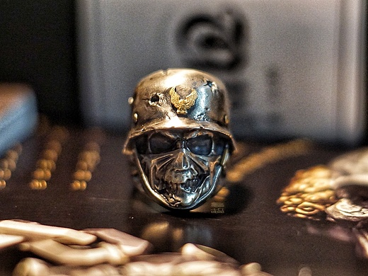 vulcan61伏尔甘【浴血战士】s925银 22k金 戒指