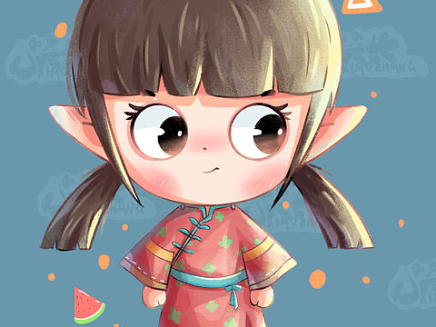 儿童插画人物形象设计