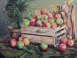 蘋(píng)果 油畫(huà) 插畫(huà) 創(chuàng)作