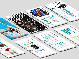 运动健身健美行业商业计划书融资路演PPT模板（66P）