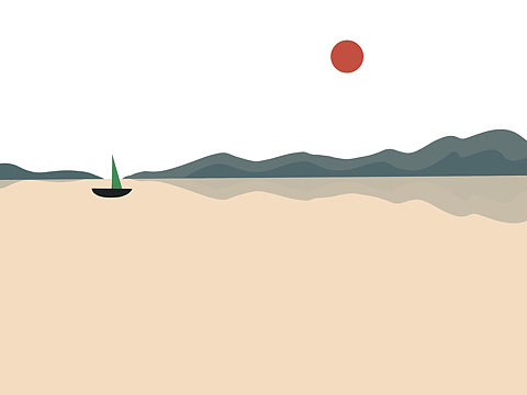 极简风景画 封面