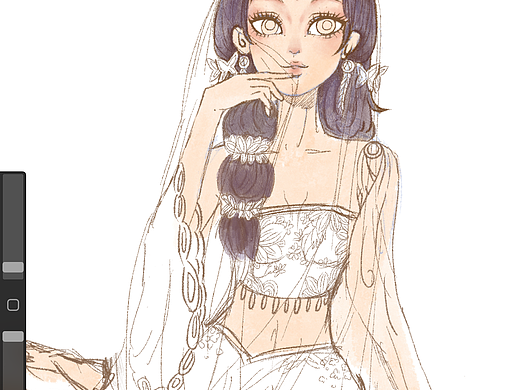 插画水彩异域风情