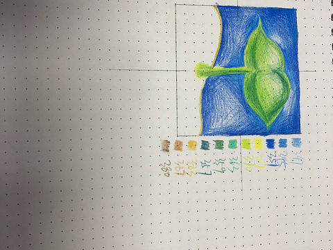 第一次用彩铅的激动