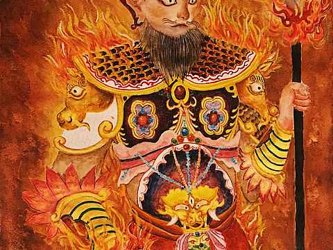 原創(chuàng)火神（個人主頁-ZNDM4NzU0NTY=） - 商業(yè)插畫 - 站酷設(shè)計(jì)師有只野貓叫茜哥原創(chuàng)素材 - 站酷ZCOOL