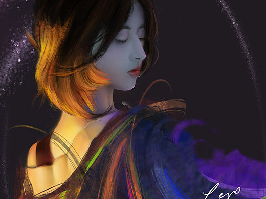 黑夜（个人主页-ZNTU0NTU0OTI=） - 商业插画 - 站酷设计师Zero绘图原创素材 - 站酷ZCOOL