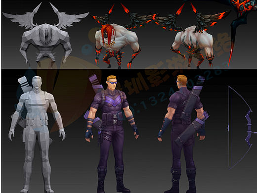 3D角色（个人主页-ZMTYyMDg4NTY=） - 其他 - 站酷设计师Hongxiuyan原创素材 - 站酷ZCOOL