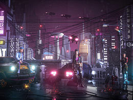 一些賽博朋克的練習