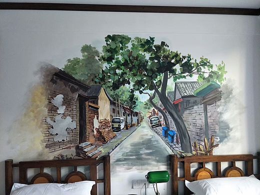 主题酒店壁画