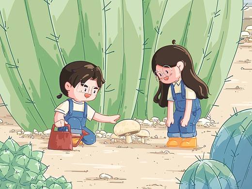 【皮皮和大混】长蘑菇的仙人掌