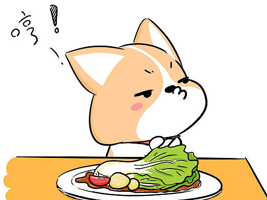 卖萌的魄力——柯基咯叽日常小漫画