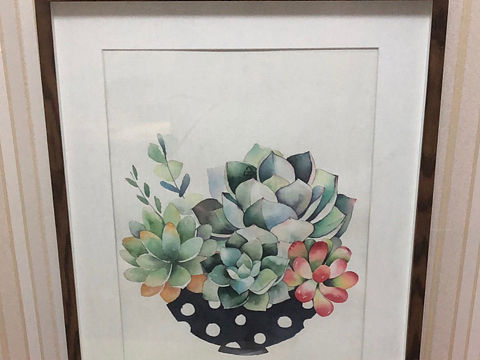 多肉装饰画