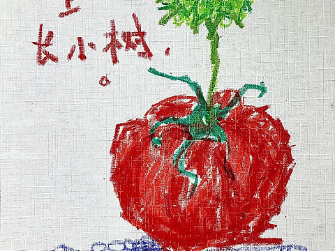 西红柿上长小树