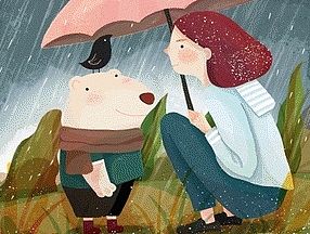 插画的倒影