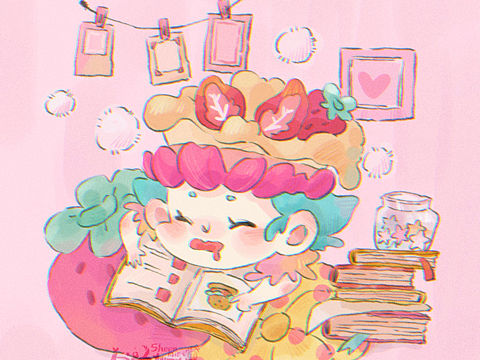 手绘质感插画