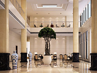 现代简约 酒店大堂（个人主页-ZNTA1NzAwMA==） - 家装设计 - 站酷设计师李宗策原创素材 - 站酷ZCOOL