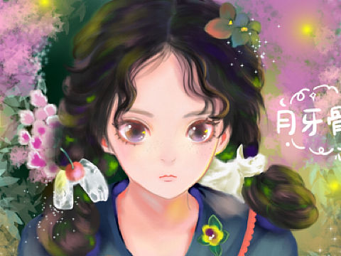 插画练习 - 森林里的（个人主页-ZNDMwNTk1MzI=） - 创作习作 - 站酷设计师月牙骨子大老张原创素材 - 站酷ZCOOL