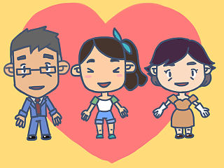 父亲节快乐~相亲相爱一家人~