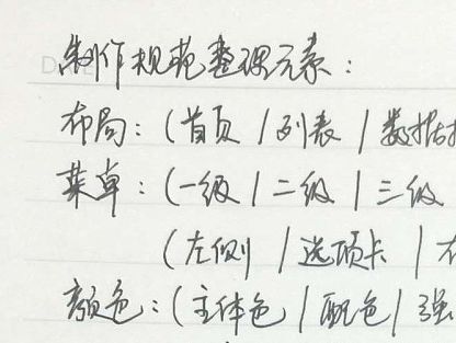 制作UI界面规范基本元素有哪些
