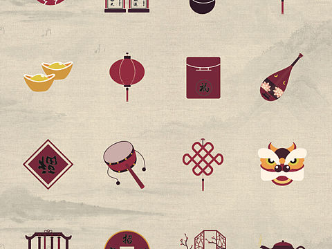 中国风icons