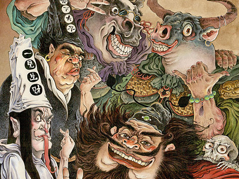 渣熊作《无邪图》30*40