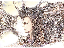 ◆ 靜默之神—— 光明王重現(xiàn). (繪畫全過(guò)程) 