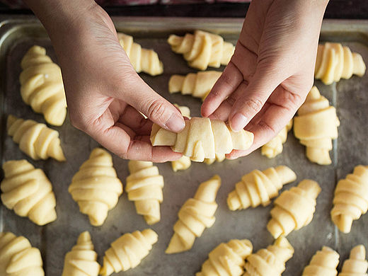 初五迎财神--黄金丹麦牛角面包