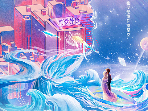 《星辰大海》电视剧海报