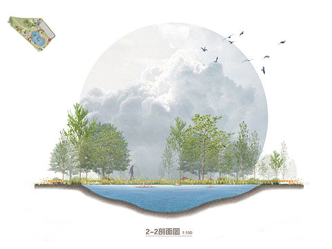 景观|剖面图 表达手法