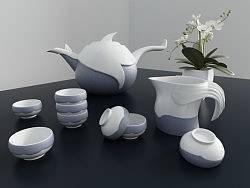 构思的茶具