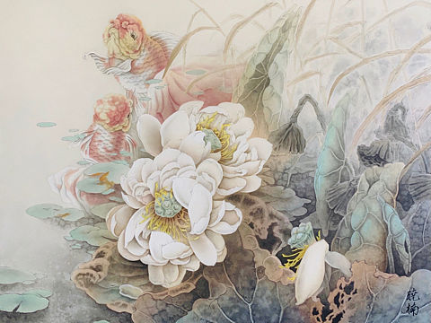 王晓楠工笔作品