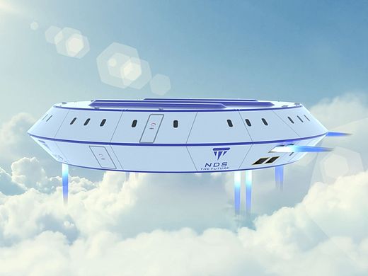 UFO飞碟形未来客机