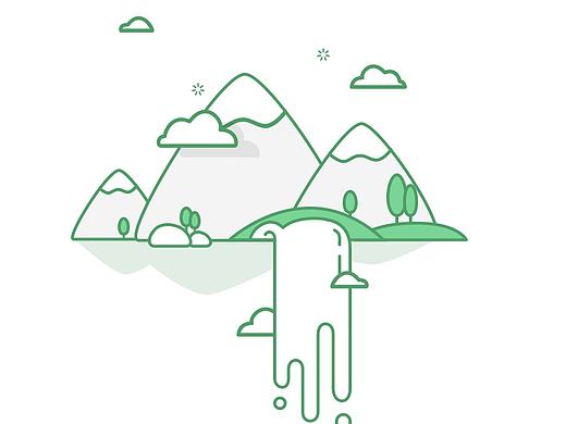 绿艺-植物电商购物生活类app欢迎页/引导页