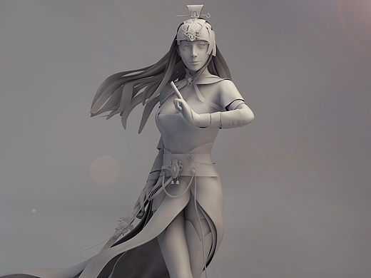 人物素模型/古风/美女