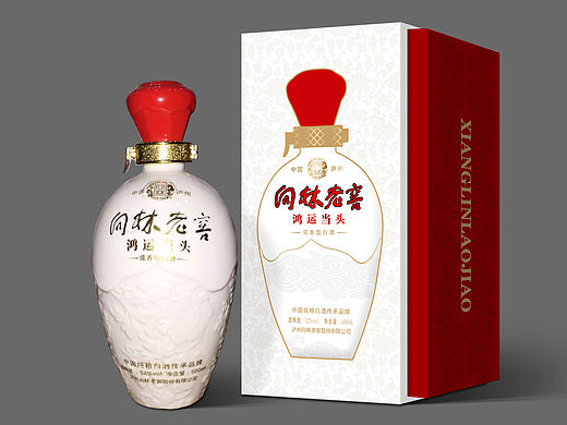 泸州向林老窖纯粮白酒包装设计_白酒包装盒设计——艺鼎鹏设计