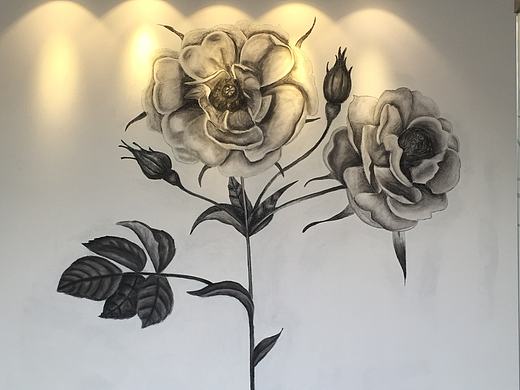 美容店墙绘（个人主页-ZMjEyMDI1NjQ=） - 新锐潮流插画 - 站酷设计师muxiaotang原创素材 - 站酷ZCOOL