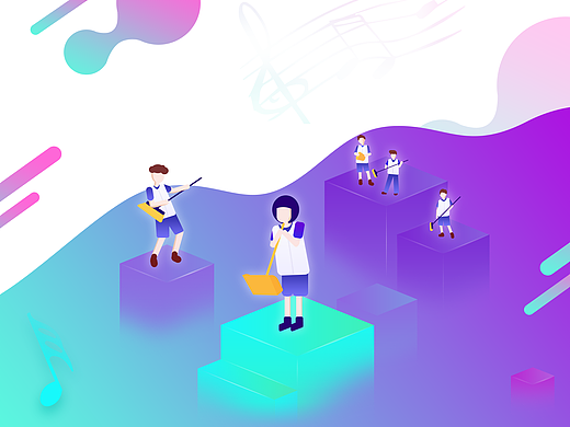 插畫 少年五月天（個人主頁-ZMzI4NTM0OTI=） - 創(chuàng)作習作 - 站酷設計師koulingshan原創(chuàng)素材 - 站酷ZCOOL