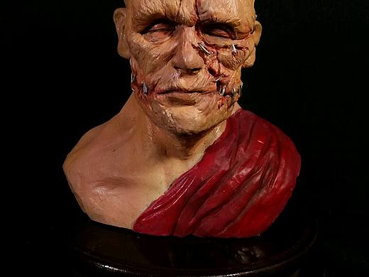 換換腦子，今晚涂個胸像出來，好久沒動涂裝的家伙了（個人主頁-ZMjE3NDE2MjA=） - 手辦/模玩 - 站酷設計師聖徒原創(chuàng)素材 - 站酷ZCOOL